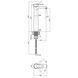 Смеситель для раковины Lidz Vida 001FH высокий (k35) LDVID001FHNKS34955 Nickel