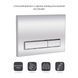 Панель смыва для унитаза Qtap Nest QT0111M08381CRM