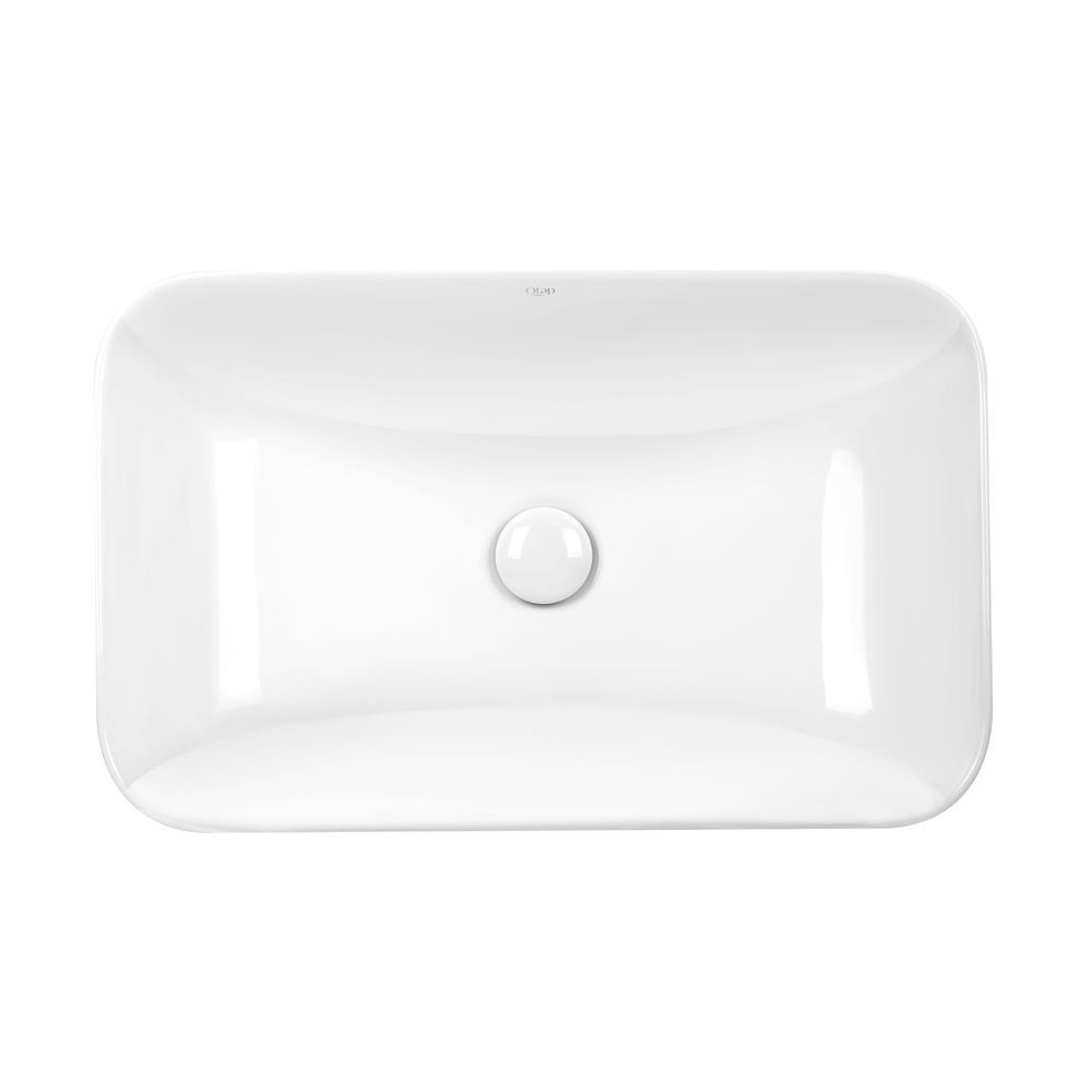 фото Раковина Qtap Scorpio 610х380х150 White с донным клапаном QT1411K491W