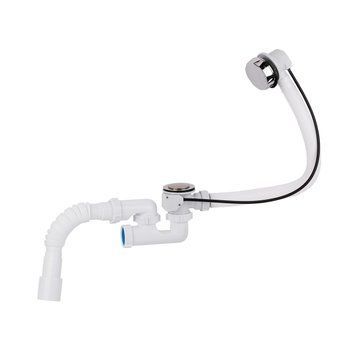 фотографія Сифон для ванни Lidz (WHI) 60 03 V002 01 з ревізією (вихід 50 мм)