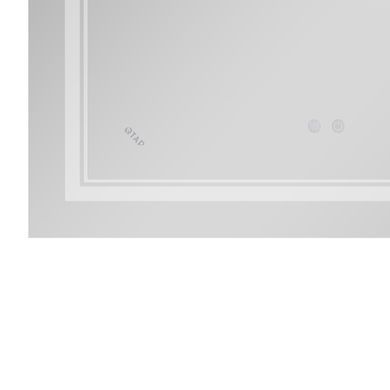 фото Зеркало Qtap Cardinal 500х800 с LED-подсветкой Touch, с антизапотеванием, с диммером, рег. темп. цвета (3000-6500K) Reverse QT0478C5080