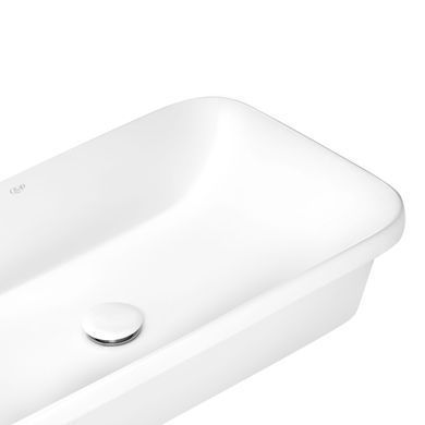 фото Раковина Qtap Scorpio 610х380х150 White с донным клапаном QT1411K491W