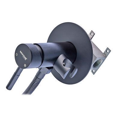 фотографія Змішувач для гігієнічного душу Mixxus SUS-333 Black (MI6036)