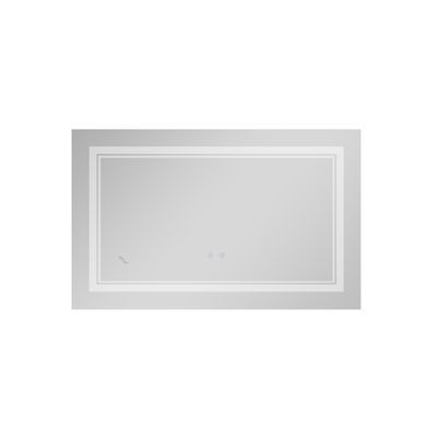 фото Зеркало Qtap Cardinal 500х800 с LED-подсветкой Touch, с антизапотеванием, с диммером, рег. темп. цвета (3000-6500K) Reverse QT0478C5080