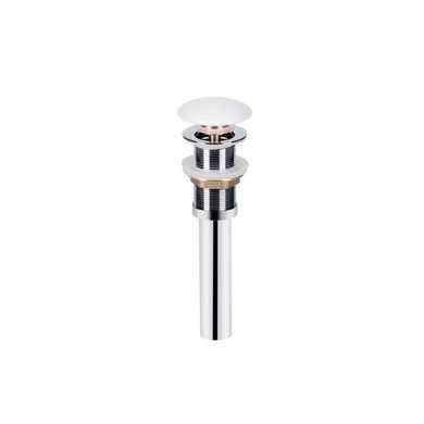 фото Комплект Qtap Scorpio: Раковина врезная прямоугольная 500х380х145 мм White + Донный клапан PU02