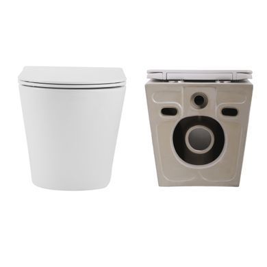 фотографія Унітаз підвісний Qtap Scorpio безободковий Ultra Quiet з сидінням Soft-close QT14332380AW