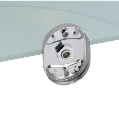 фотографія Полиця кутова Lidz Oreo 1001 скляна LDORE1001CRM22180 Chrome
