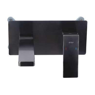 фото Смеситель для раковины Qtap Gemini скрытого монтажа QTGEM273GMB45695 Gunmetal Black PVD