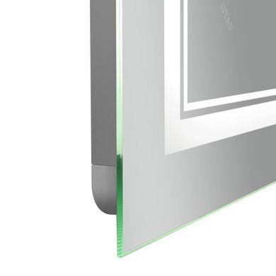 фото Зеркало Qtap Cardinal 500х800 с LED-подсветкой Touch, с антизапотеванием, с диммером, рег. темп. цвета (3000-6500K) Reverse QT0478C5080