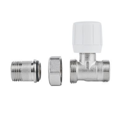 фотографія Кран радіаторний Icma 1/2" прямий під фітинг №828