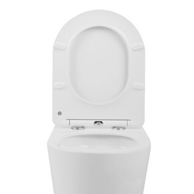 фотографія Унітаз підвісний Qtap Scorpio безободковий Ultra Quiet з сидінням Soft-close QT14332380AW