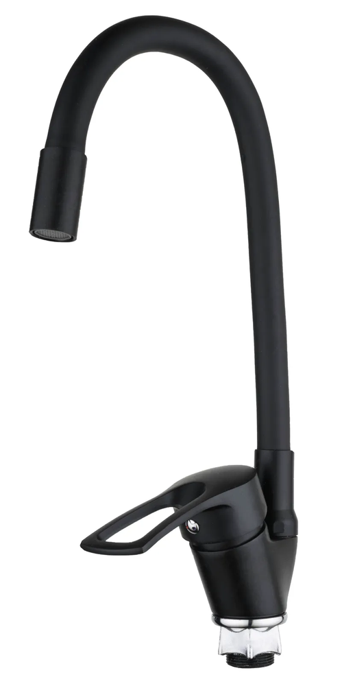 фото Змішувач для кухні Mixxus FANY 011 (Nut) Black Refl.Black (без підведення) (MI6294)