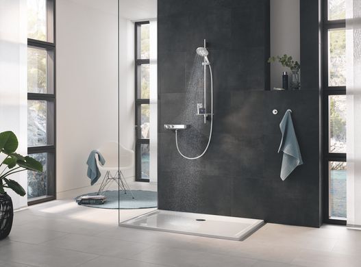 фото Душовий гарнітур зі штангою, 3 режими струменю Grohe Rainshower SmartActive (26593000)