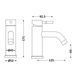 Смеситель для раковины Lidz Aria 0011F (k35) LDARI0011FNKS46091 Nickel
