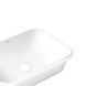 Комплект Qtap Scorpio: Раковина врезная прямоугольная 500х380х145 мм White + Донный клапан PU02