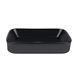 Раковина-чаша Qtap Scorpio 550х390х120 Matt black з донним клапаном QT14112243MB