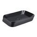 Раковина-чаша Qtap Scorpio 550х390х120 Matt black з донним клапаном QT14112243MB