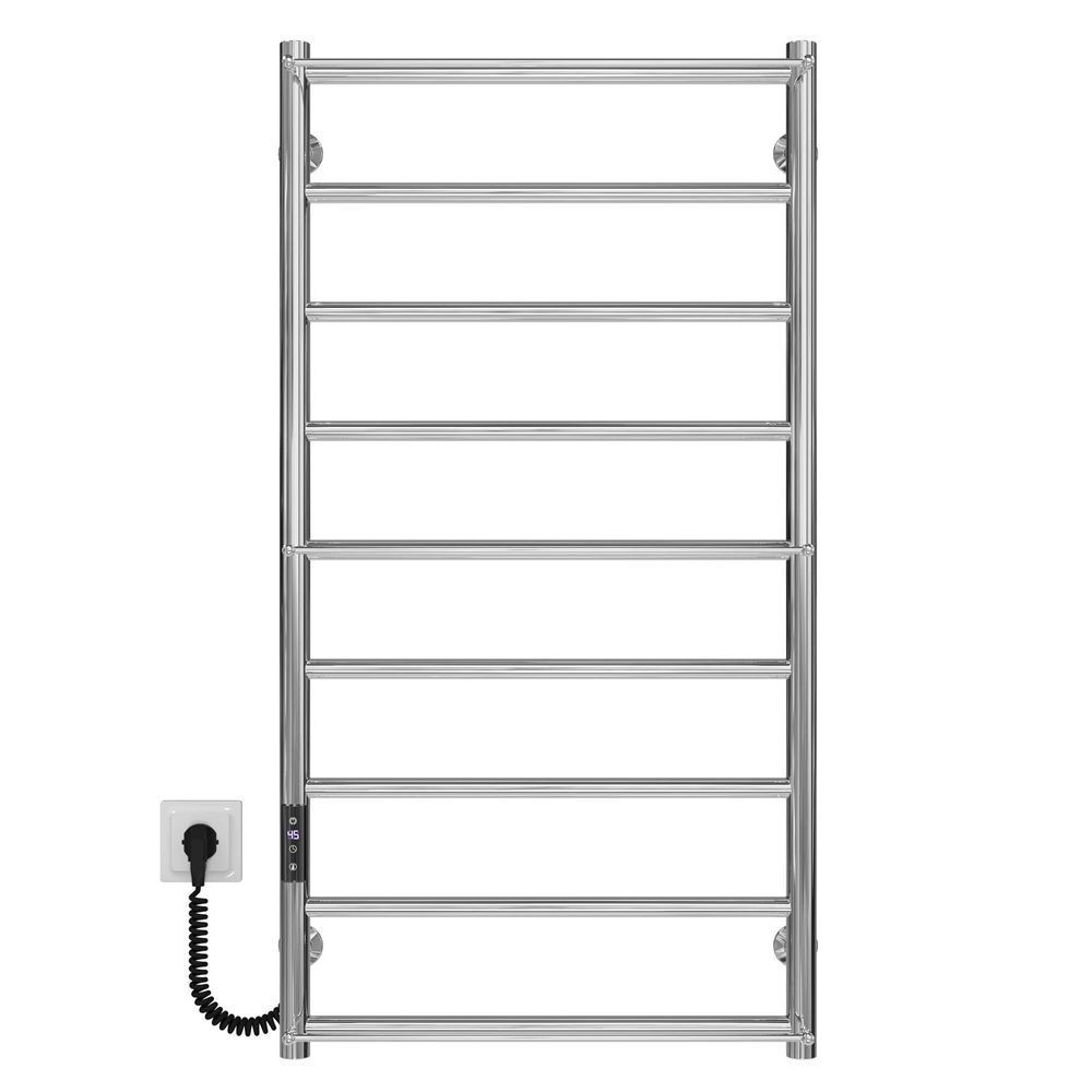 фото Рушникосушарка електрична Ladder П9 500х1000 Deffi нержавіюча сталь (Хром, JD03, Ліве підключення)