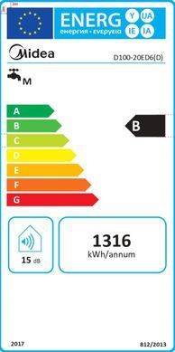 фото Водонагрівач MIDEA PRIME Wi-Fi D100-20ED6 (D)
