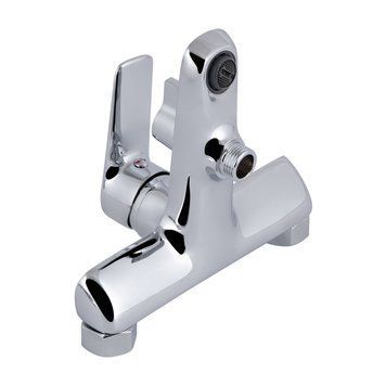 фотографія Змішувач для ванни Qtap Leo New (з душовим гарнітуром) QTLEO259CRM45563 Chrome
