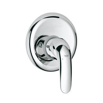 фотографія Grohe Euroeco 32742000 - это смеситель скрытого монтажа для душа, предназначенный для установки в стену. Он имеет хромированную поверхность, что придает ему современный и стильный внешний вид. Важными характеристиками этой модели являются:Скрытый монт