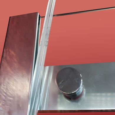 фото Бічна стінка до кабіни KOER SR SW01-90x200-TR-01 прозоре скло EASY CLEAN 8мм хром (KR5381)