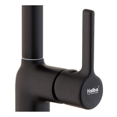 фотографія Змішувач для кухні Haiba Markus 017 Black (HB3973)