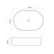 Раковина накладна MIXXUS PREMIUM ELLIPSE-0105 600х400х150mm (MP6563)