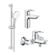 фото Набір змішувачів для ванни 3в1 Grohe BauLoop (UA123215M1)