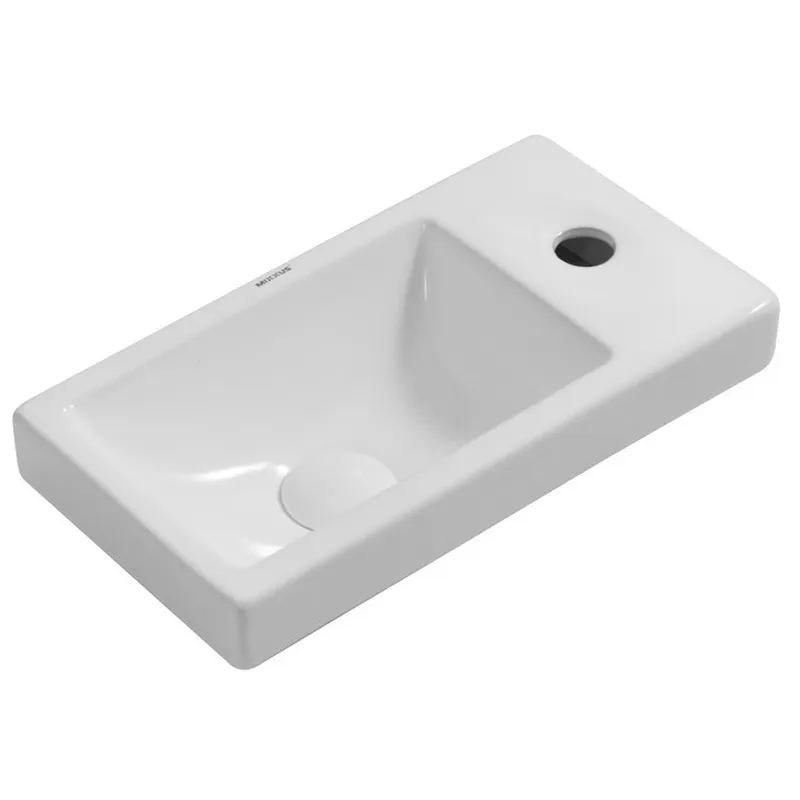 фото Раковина меблева Mixxus Premium QUADRO-1501 400х215х105mm з отвором під змішувач (MP6502)