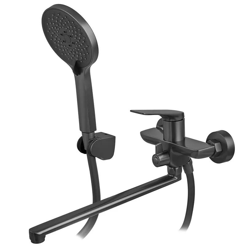 фото Змішувач для ванни Mixxus Premium DERBY 006 (EURO) BLACK (MI6602)