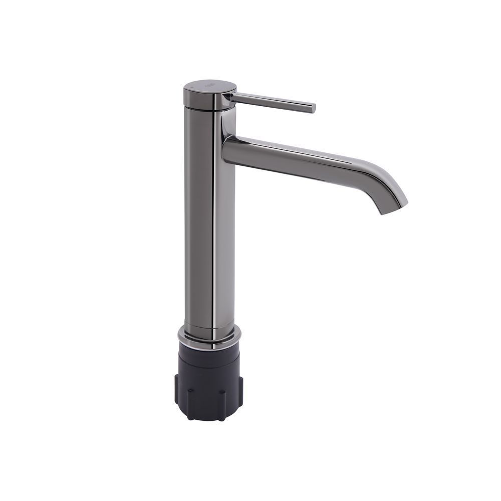 фото Смеситель для раковины Qtap Robin высокий QTROB1060H102K Black Chrome