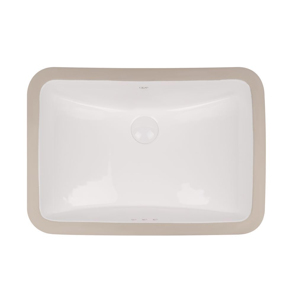 фото Раковина Qtap Stork 530x370x200 White с донным клапаном QT15116032W
