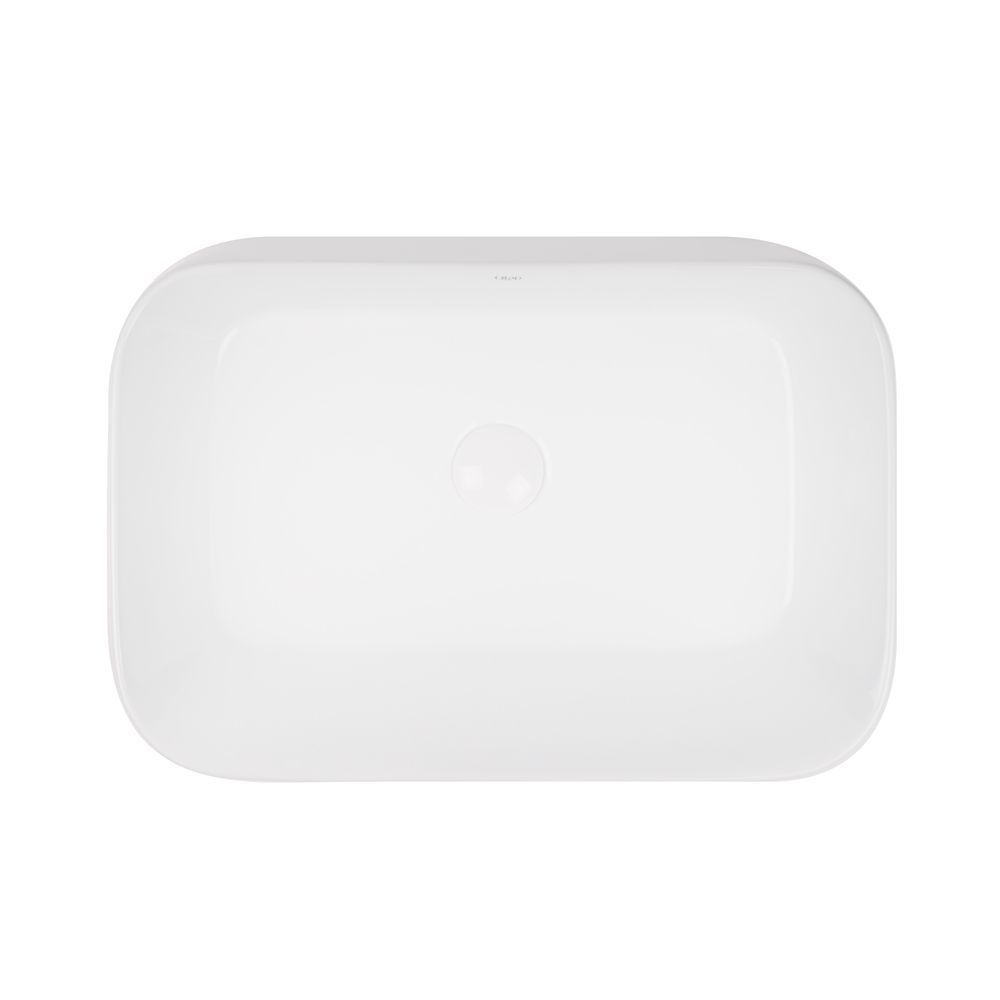 фото Раковина-чаша Qtap Scorpio 550х390х120 White с донным клапаном QT14112243W