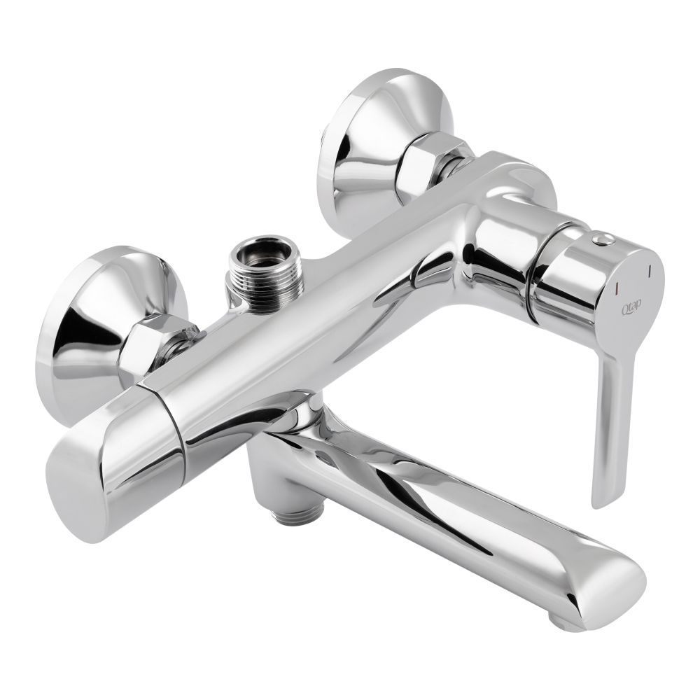 фото Душевая система универсальная Qtap Grand на три потребителя (с изливом) QTGRACRM1004 Chrome