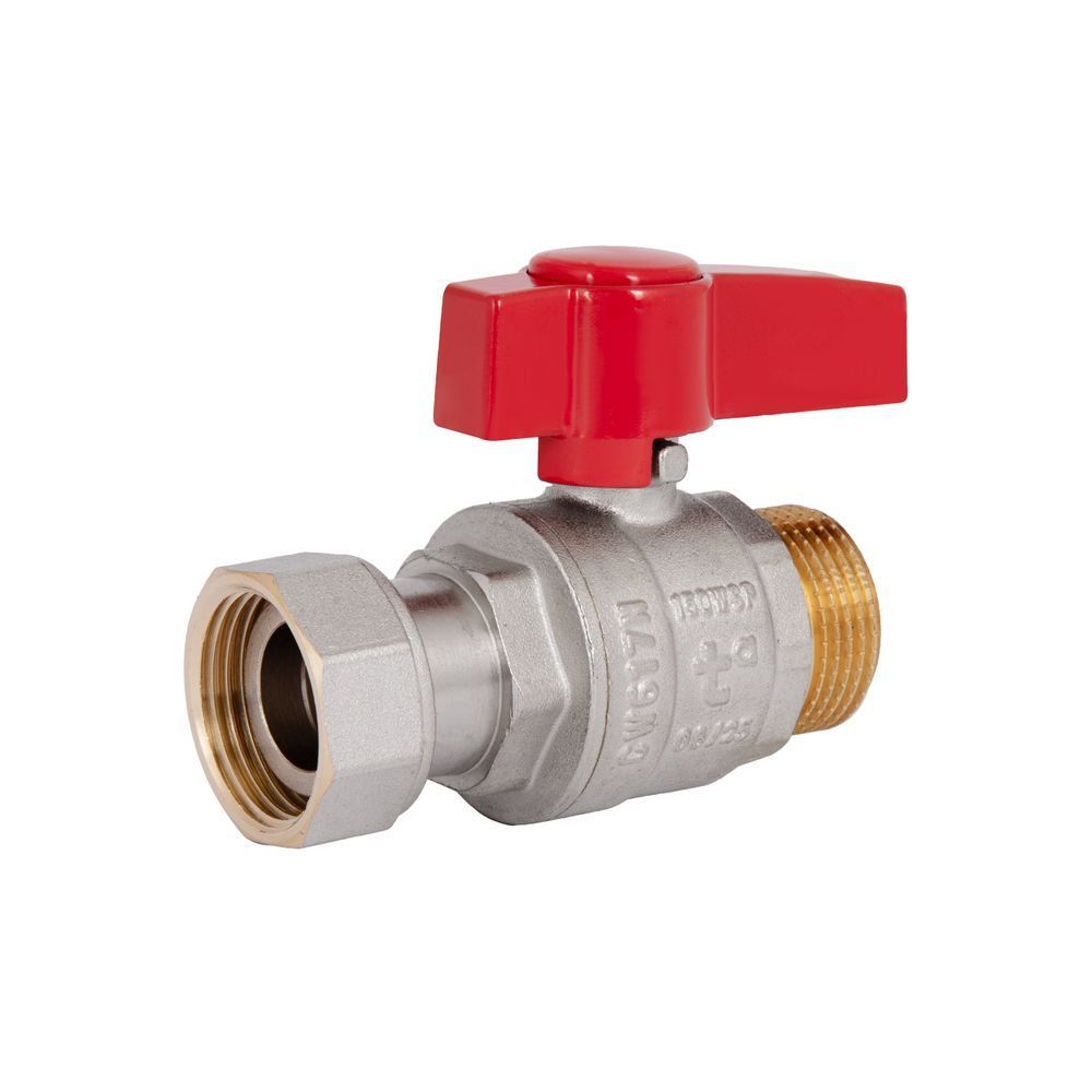 фотографія Кран кульовий Thermo Alliance Standart 3/4"ВЗ прямий, PN40, з накидною гайкою TAS261W20