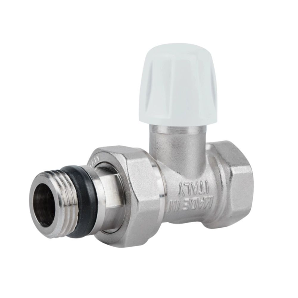 фото Кран радиаторный Icma 1/2" с антипротечкой прямой без ручки №815+940