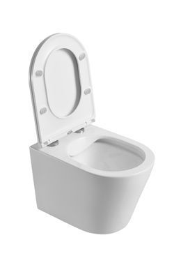 фото Унітаз підвісний Mixxus Premium Bevel-0301-R 515x355x365mm, система змиву RIMLESS (MP6470)
