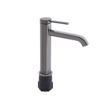 фотографія Змішувач для раковини Qtap Robin високий QTROB1060H102K Black Chrome