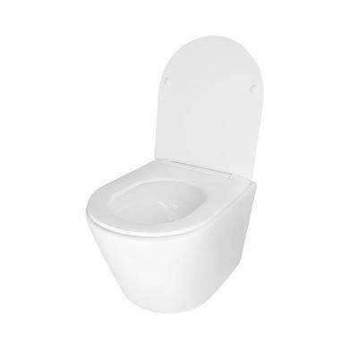 фотографія Унітаз підвісний Qtap Swan безободковий Ultra Quiet з сидінням Soft-close QT16335179W