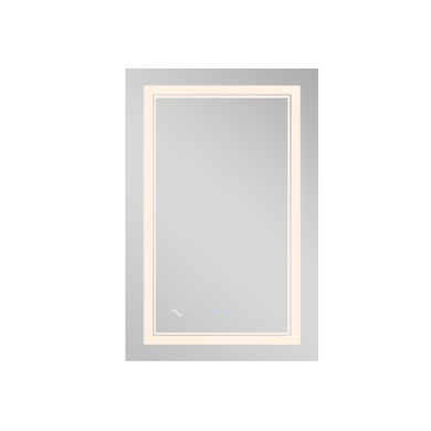 фото Зеркало Qtap Cardinal 650х900 с LED-подсветкой Touch, с антизапотеванием, с диммером, рег. темп. цвета (3000-6500K) Reverse QT0478C6590