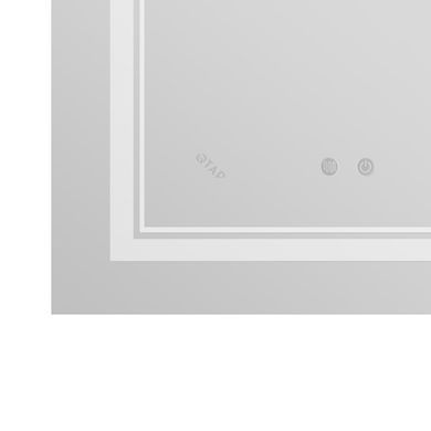 фото Зеркало Qtap Cardinal 650х900 с LED-подсветкой Touch, с антизапотеванием, с диммером, рег. темп. цвета (3000-6500K) Reverse QT0478C6590