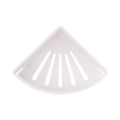 фотографія Полиця кутова Qtap Police пластикова QTPL01 White