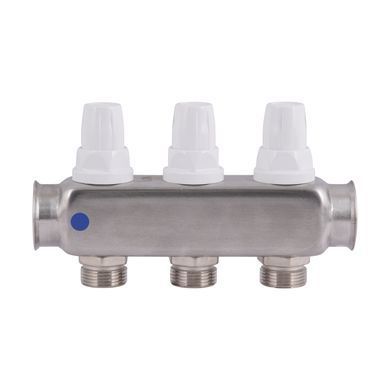 фотографія Колектор з витратомірами (нерж.) 3/4"х3 Icma № К073
