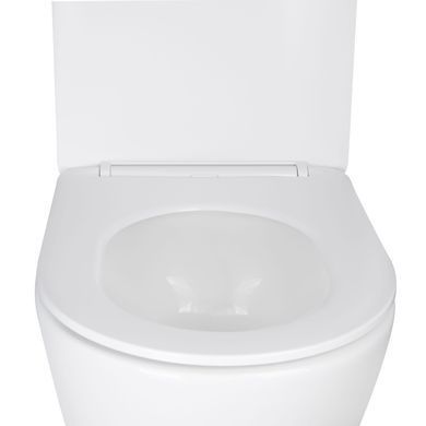 фотографія Унітаз підвісний Qtap Swan безободковий Ultra Quiet з сидінням Soft-close QT16335179W