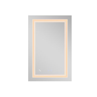 фото Зеркало Qtap Cardinal 650х900 с LED-подсветкой Touch, с антизапотеванием, с диммером, рег. темп. цвета (3000-6500K) Reverse QT0478C6590