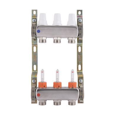 фотографія Колектор з витратомірами (нерж.) 3/4"х3 Icma № К073