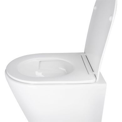 фотографія Унітаз підвісний Qtap Swan безободковий Ultra Quiet з сидінням Soft-close QT16335179W