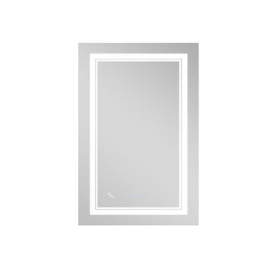 фото Зеркало Qtap Cardinal 650х900 с LED-подсветкой Touch, с антизапотеванием, с диммером, рег. темп. цвета (3000-6500K) Reverse QT0478C6590