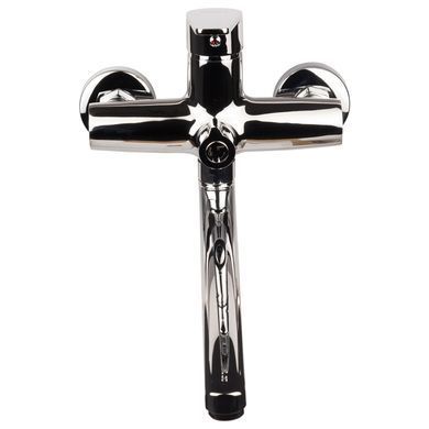 фото Змішувач s30 &Oslash;35 для ванни излив прямий 350мм дивертор вбудований картриджний AQUATICA (9730220)
